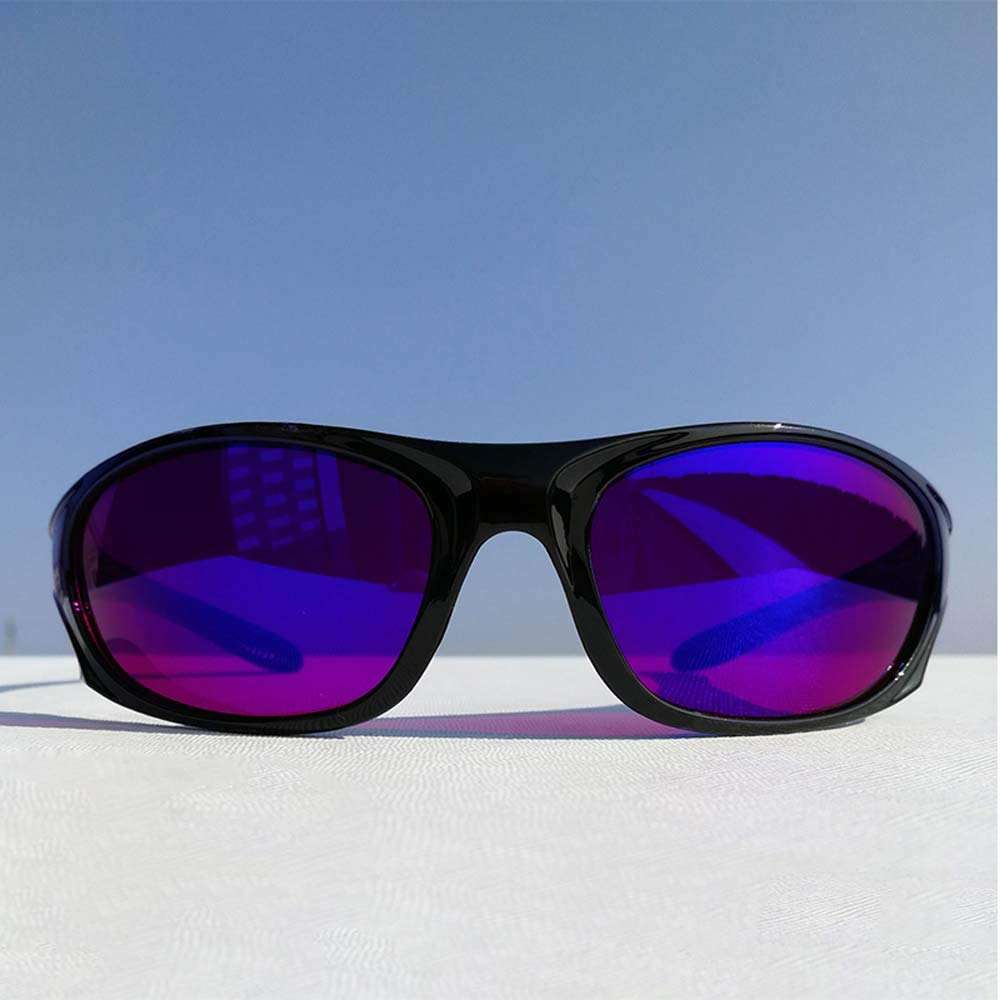 OUTAN Glasses for Red Green Blindness, Color Weakness Completely,C Type Black PC Frame - Len Purple 2