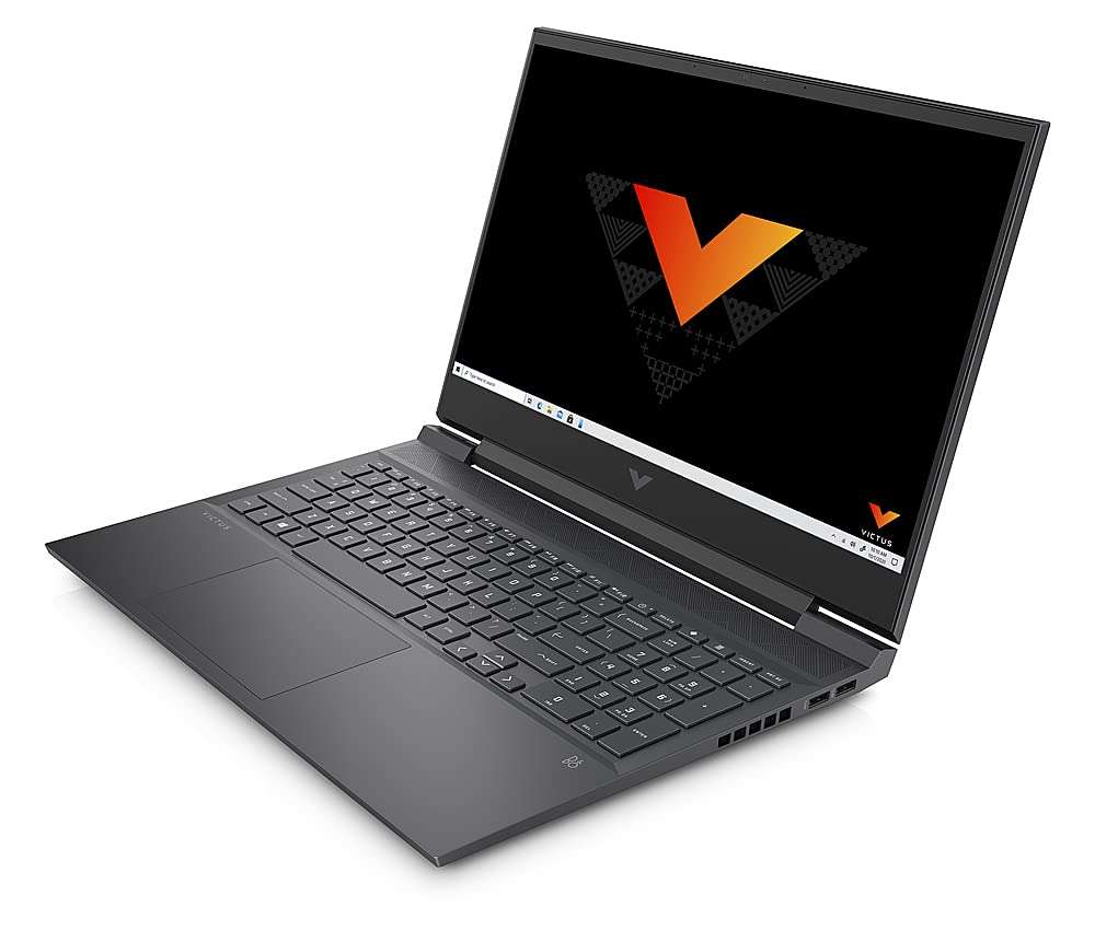HP Victus -16t Gaming & Entertainment Laptop (Intel i7-11800H 8-Core, 32GB RAM, 2x1TB PCIe SSD RAID 0 (2TB), GeForce RTX 3060, 16.1" Full HD (1920x1080), WiFi, Win 11 Pro) with Hub 4