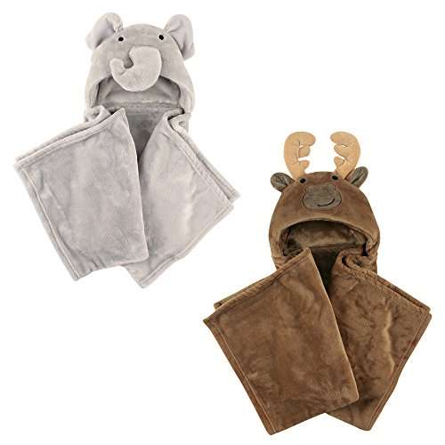 Plush Hooded Blanket 2-Pack