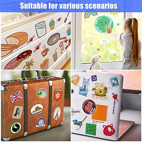 Printable Vinyl Sticker Paper Waterproof, Clear Sticker Paper for Laser and Inkjet Printer, 8.5" x 11" 4