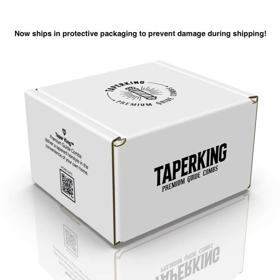 Taper King Hair Clipper Guide Comb Guard Set (Compatible with Oster/Andis Clippers!) - Fool Proof Tapers & Fades at Home - Opal (#2 to #7)! 6