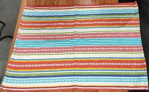 Nandini Creations Kitchen Napkin, Kitchen Towel in Pure Cotton (Multi Color) Pack of 2 3