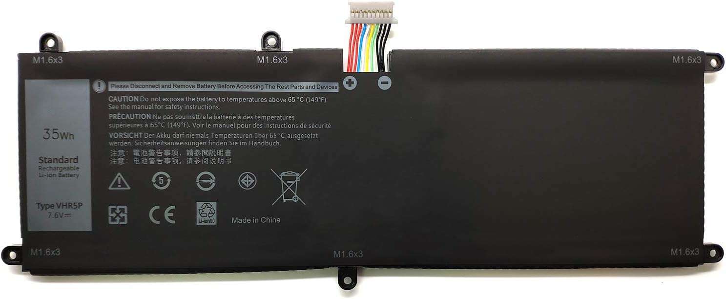 Binger New VHR5P Replacement Battery Compatible with Dell Latitude 11 5175 Series Tablet Notebook XRHWG RHF3V (7.6V 35Wh) 1