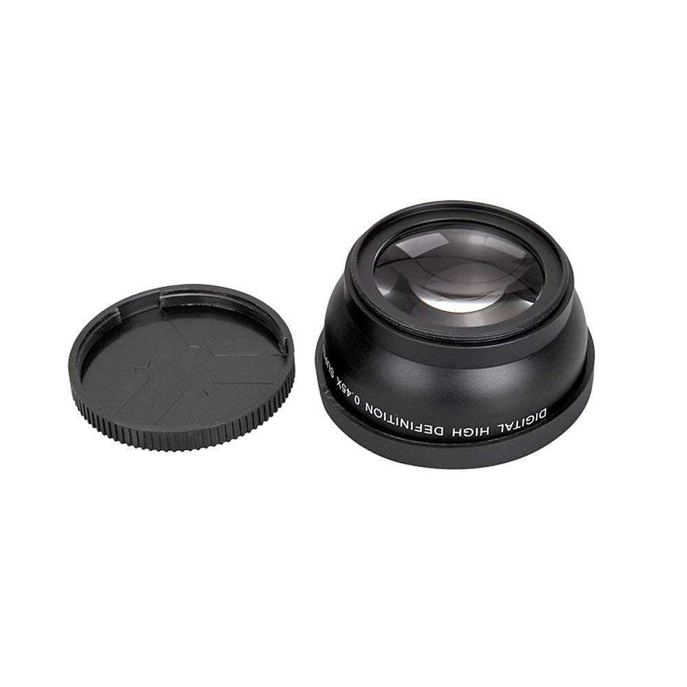 ADIGA 58MM Wide Angle 0.45x Converter Lens with Macro Close-Up Attachment for Rebel T6s,T6i,SL1,T5,T5i,T4i,T3,T3i,T1i,T2i,XSI,XS,XTI,XT,70D,60D,60Da,7D,5D,1D 6