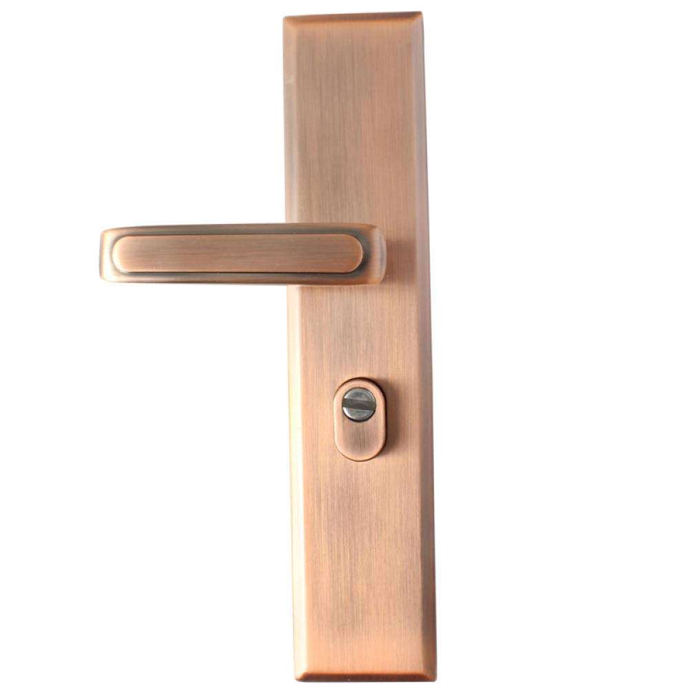 Anti-Theft Door Locks, Household Door Handles, Universal Handle Locks, Multi-Function Door Lock Handles-Red Bronze 3