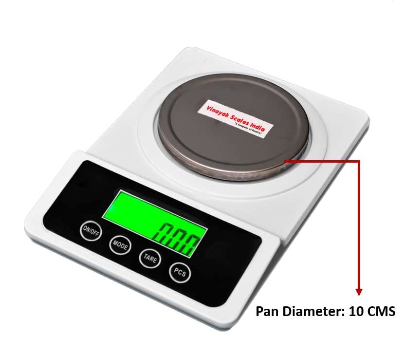Vinayak Scales India Vinayak Scales High-Accuracy 500G X 10Mg(0.01G) Jewellery Weighing Scale With Windshield. Analytical Balance For Labs & Jewelry Shops.,Black 4