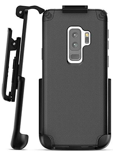 Encased Belt Clip Case for Samsung Galaxy S9 Plus - (Nova Series) Slim Grip Case + Secure-fit Holster (Black) 6