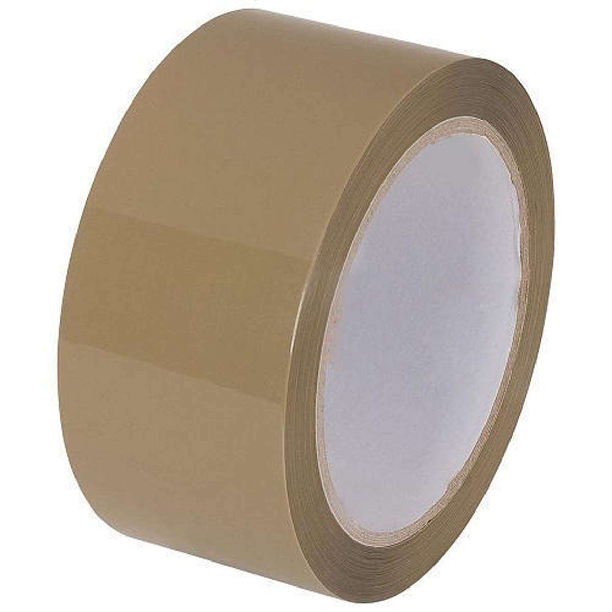 Generic 38Micron Self Adhesive BOPP Tape 18mmx 130mtr Brown Pack of 6 Bamboos.