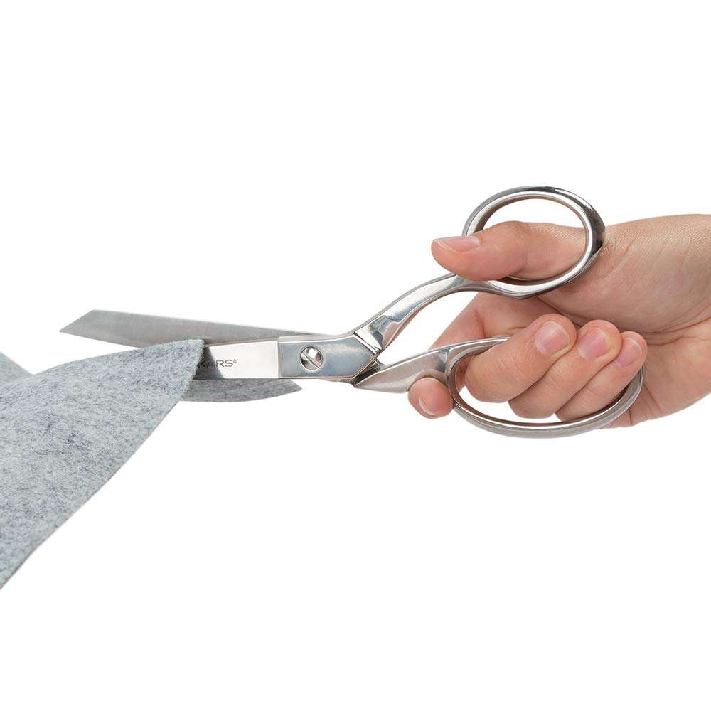 Fiskars Forged Scissors - 8" Stainless Steel - Paper and Fabric Scissors for Office, Arts, and Crafts - Silver 5
