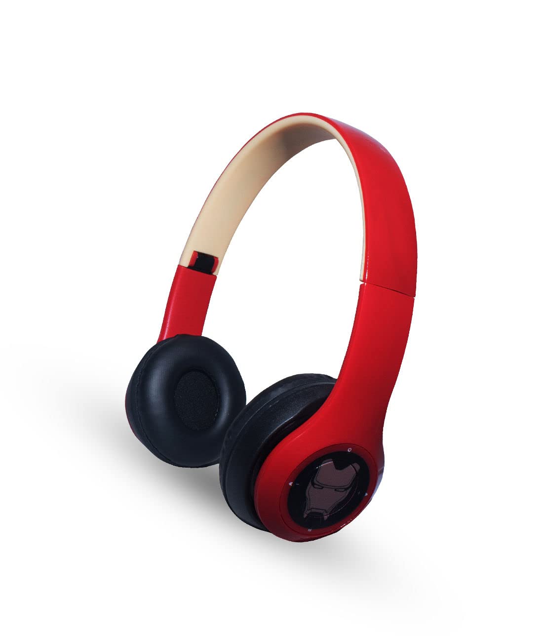 Macmerise Marvel Comics Avengers Wireless On Ear Headphones with 10 Hours Battery Music Controls Passive Noise Isolation Aux Cable Connectivity Mic Noise Cancellation & Hands Free Calling