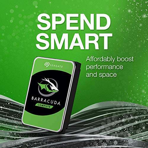 Seagate BarraCuda 2TB Internal Hard Drive HDD – 3.5 Inch SATA 6 Gb/s 7200 RPM 64MB Cache for Computer Desktop PC Laptop (ST2000DM006) 5