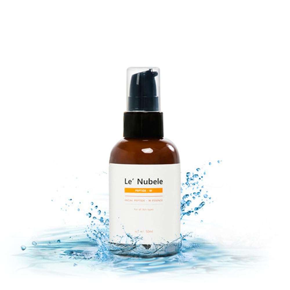 Le' Nubele Peptide W Essence | Korean Skincare, 500ppm Peptides for Radiance & Skin Smoothness, Advanced Peptide Technology (50ml) 1