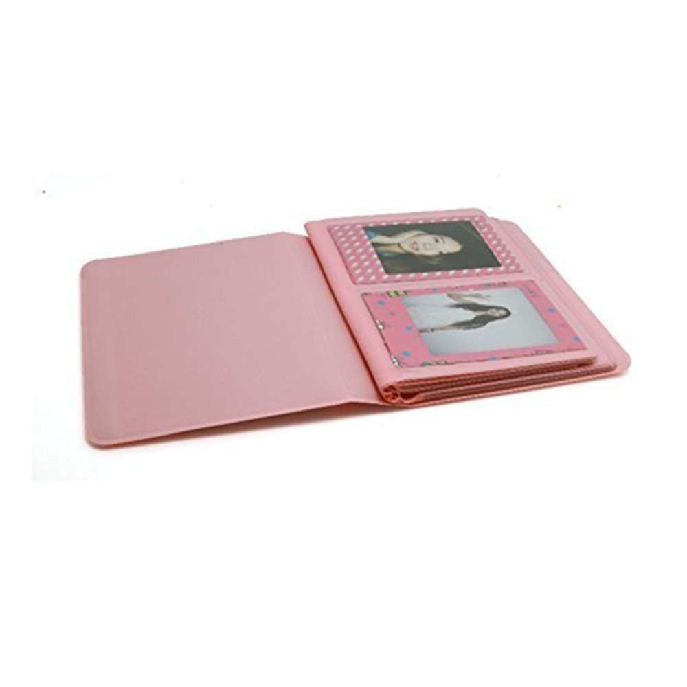 CLOVER 9 in 1 Accessory Bundle Set for Fujifilm Instax Mini 8 9 Camera : Owl Case Bag + Album + Close-up Lens + Color Filter + Sticker Borders + Wall Hang Frame + Film Frame + Corner Sticker (Pink) 3