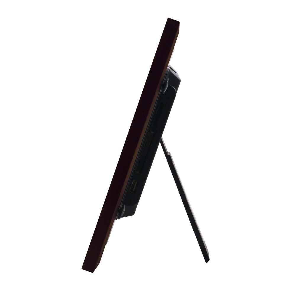 Pandigital Pantouch PAN8000DWPCF1 8-Inch Touchscreen LCD Digital Picture Frame with 1 GB Internal Memory (Espresso Brown) 2