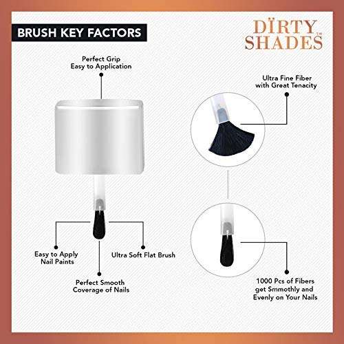 Dirty Shades Premium Bridal Edition Nail Polish GIFT COMBO Set of 4 Pcs LADY 32 5