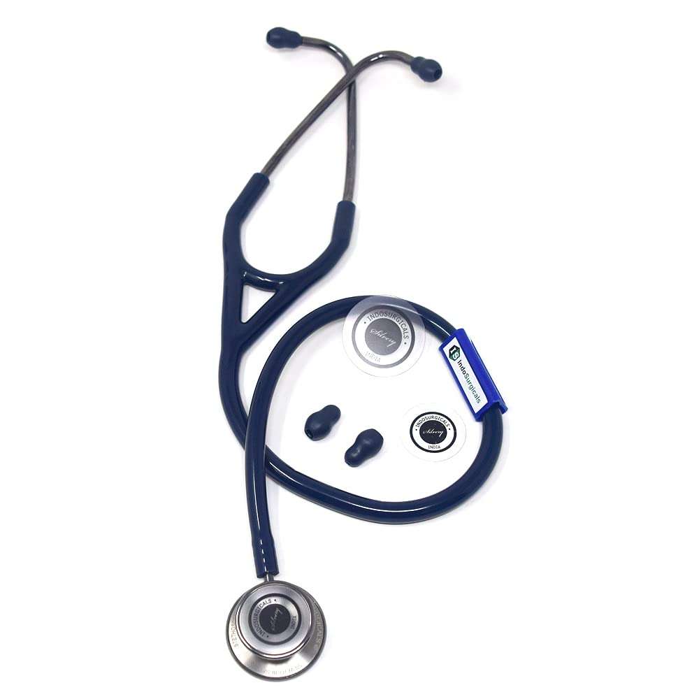 IS IndoSurgicals Silvery III-SS Stethoscope (Blue) 3