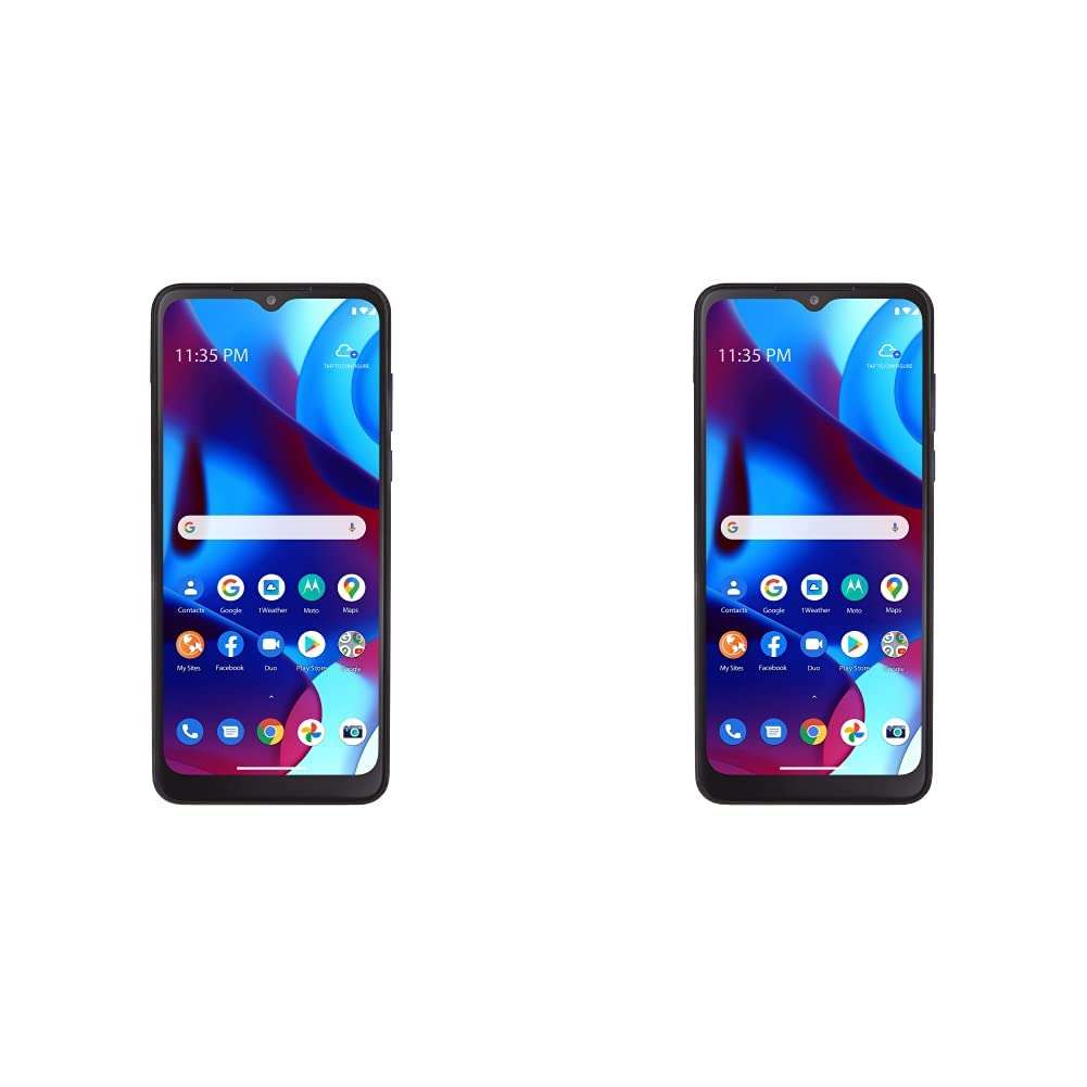 Simple Mobile Motorola Moto g Pure, 32GB, Blue - Prepaid Smartphone (Locked) & Total by Verizon Motorola Moto g Pure, 32GB, Blue - Prepaid Smartphone (Locked)