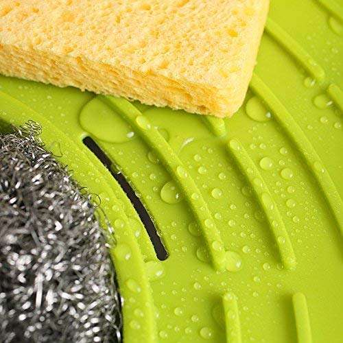 ZooY Multipurpose Corner Kitchen Sink Wash Basin Storage Organizer Rack, Kitchen Sink Accessories (Multi-Color, Pack of 1) 2