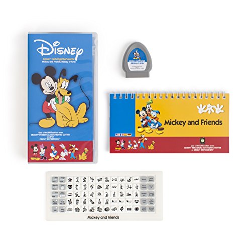 Cricut 29-0382 Shape Mickey and Friends Cartridge for Cricut Cutting Machines