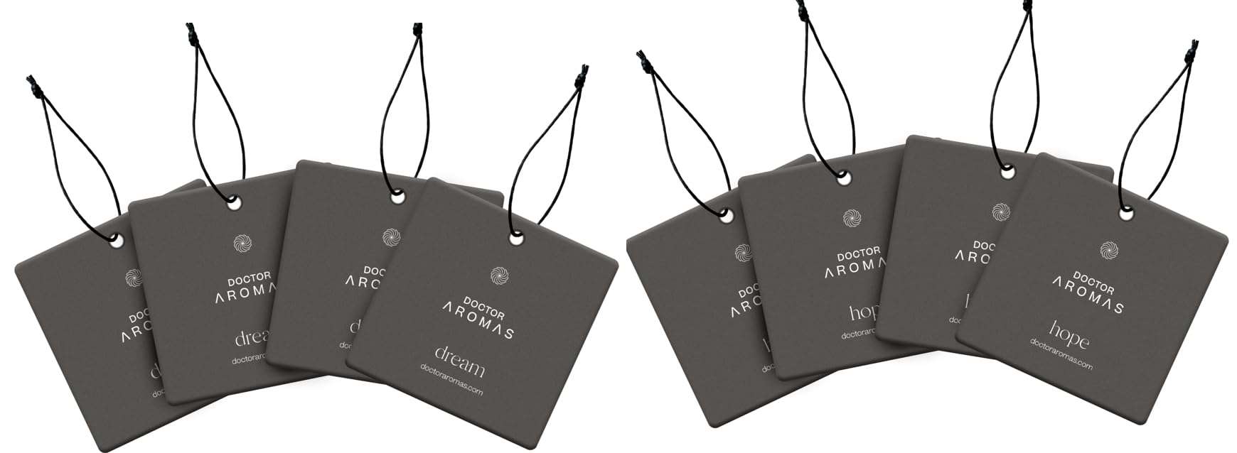 Doctor Aromas Car Perfume Bundle (8-Pack) Hope & Dream On-the-Go Scenting 1