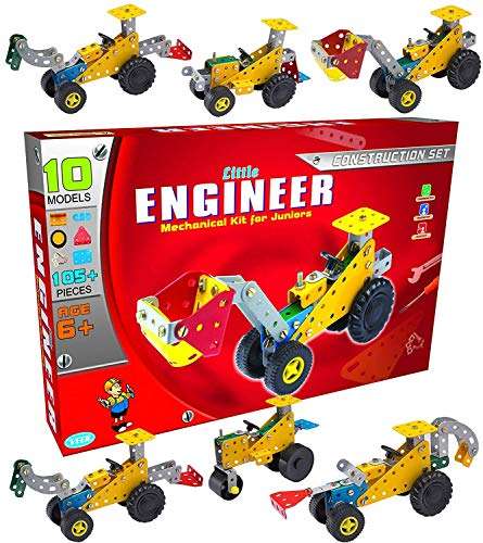 KHANAK.D Engineer Mechanical Kit - Aircraft-Set - Educational Toy Building Blocks Construction Set for Junior Educational Toys(Age 5 to 12) (Construtio Set) 1