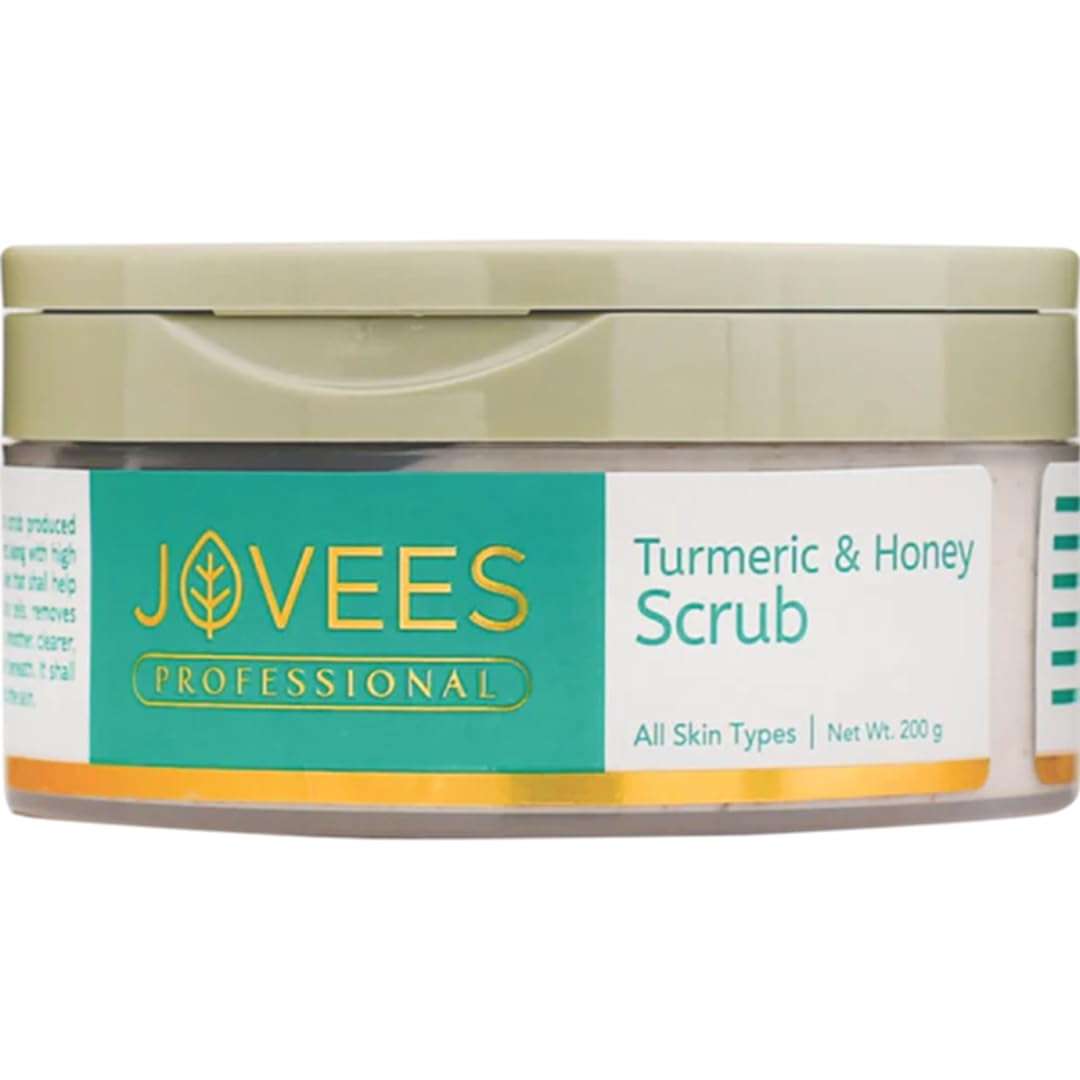 Jovees Turmeric & Honey Scrub With Vitamin E | For All Skin Types 200g 1