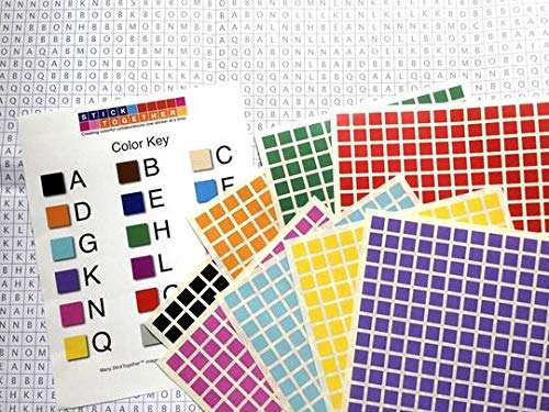 Huge Mosaic Puzzle Poster Kits | Group Project | No Mess Paint by Sticker | Stay at Home Activity | Classroom | One Sticker at a Time! | Large Starry Night | Learning Fun | 40” X 36” Giant Poster 3