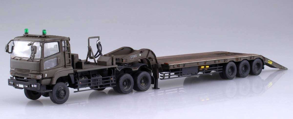 Aoshima Models JGSDF Type 73 Heavy Tank Transporter Model Kit (1/72 Scale) 2