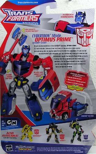 Transformers Animated Deluxe Action Figure - Autobot Leader Cybertron Mode Optimus Prime 2