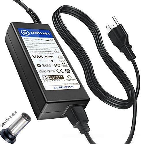T-Power Charger for Samsung CF390 CF391 CF396 CF398 CF591 Series 22" 24" 27" 32" Curved Screen LED-Lit FHD Monitor Replacement Switching Power Supply Cord 1