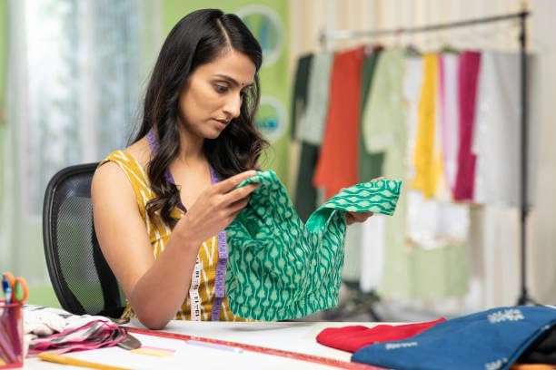 Blouse Lining Cloth Aster 80cm Cut – Polyester Lining Cloth for Blouse Stitching | Pack of 25 Mixed Colors | 100% Polyester Fabric for Tailoring, Boutique & Craft Work (Light Shades) 6