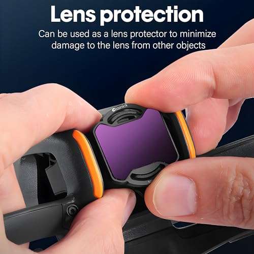 Craznick Avata 2 Filter Set - 6 Pack for DJI Avata 2 Drone ND Filters Camera Lens Multi-Coated Compatible with Avata 2 Accessories UV CPL ND8 ND16 ND32 ND64 HD Optical Glass 6