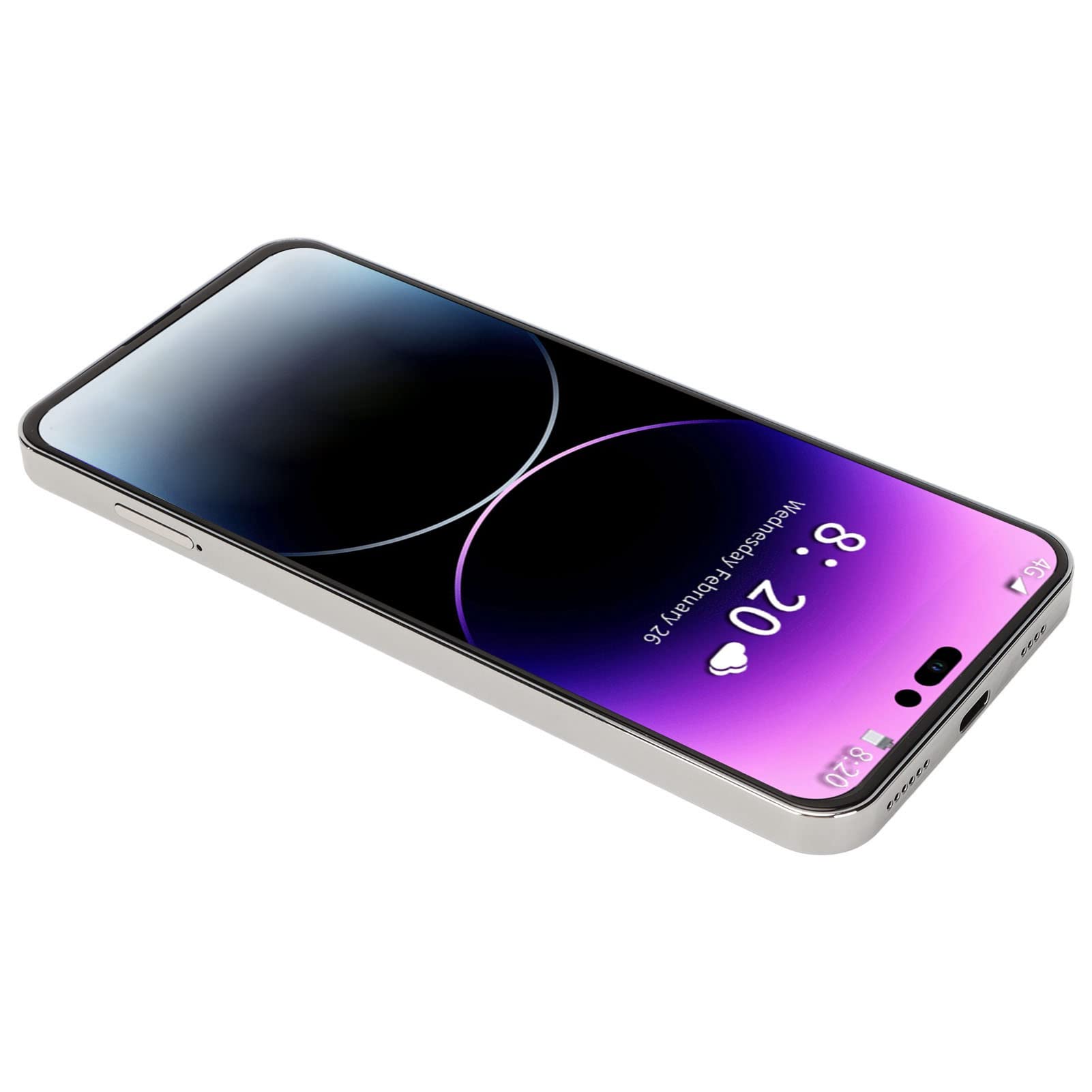 4G Mobile Phone, 6.7 Inch HD Screen MTK6737 CPU Dual SIM Cellphone 3 in 1 Navigation for Entertainment (US Plug)