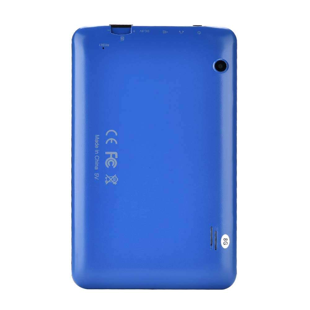 Haehne 7 inch Tablet, Android 6.0, Quad Core Processor, 1G RAM 16GB Storage,7" HD Display, Dual Camera, FM, WiFi Only, Bluetooth, Blue 4