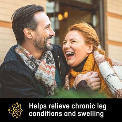 FUTURO Open Toe/Open Heel Knee Length Stocking, Firm Compression (20-30 mm/Hg), For Standing or Sitting All Day, Beige, Large, Unisex, 1 Stocking 3