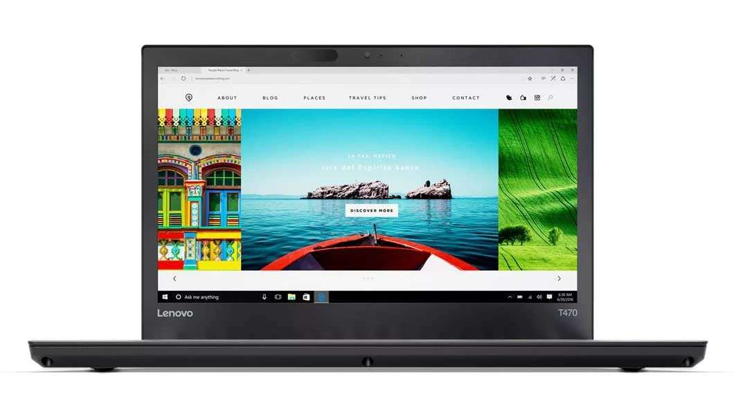 (Renewed) Lenovo Thinkpad Laptop T470 Intel Core i5 7th Generation - 7300u Processor 16 GB Ram & 256 GB SSD, 14 Inches Notebook Computer