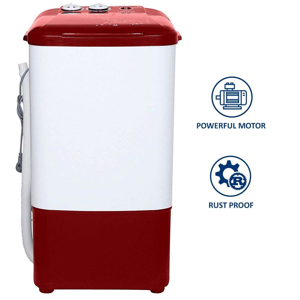 Onida 6.5 kg Top Load Washer Only (WS65WLPT1LR Liliput, Lava Red) 3