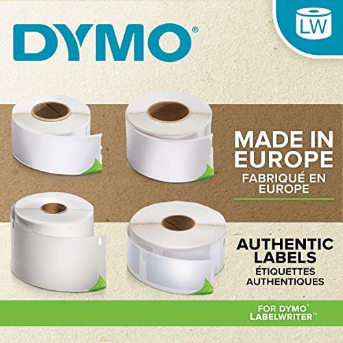 DYMO Authentic LW Large Multi-Purpose Labels for LabelWriter Label Printers & LW Multi-Purpose Labels for LabelWriter Label Printers, White, 1'' x 2-1/8'', 1 roll of 500 (30336) 4