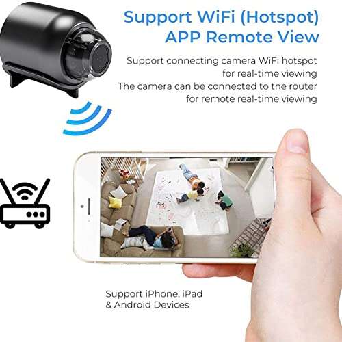 Mini 5g Wireless WiFi Camera 1080p HD, Mini WiFi Camera 1080p HD - Night Vision Included (1Pc) 5