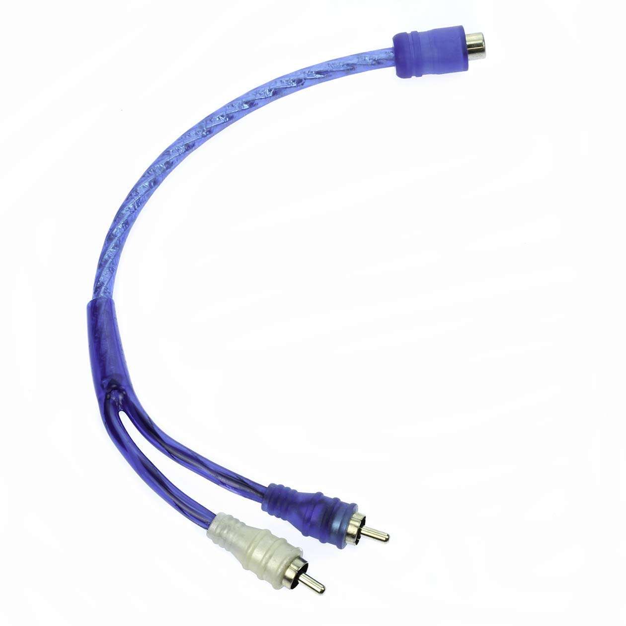 NEW VOODOO Car Audio RCA Interconnect cable BLUE OFC Copper (Y) 3