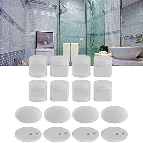 Household Bathroom Door Knob, Double‑Sided Cylindrical Knob Shower Room Door Knob, Easy Pulling and Pushing, Slick Design for Home Bathroom Drawers Cabinets(L38W Handle) 2