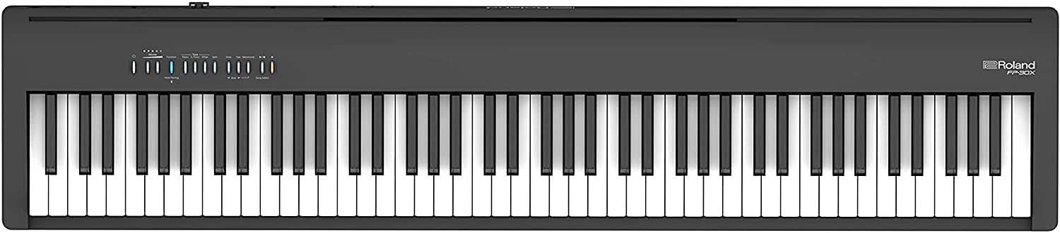 Roland FP-30X-BK Black Portable Piano with Built in Speakers 3