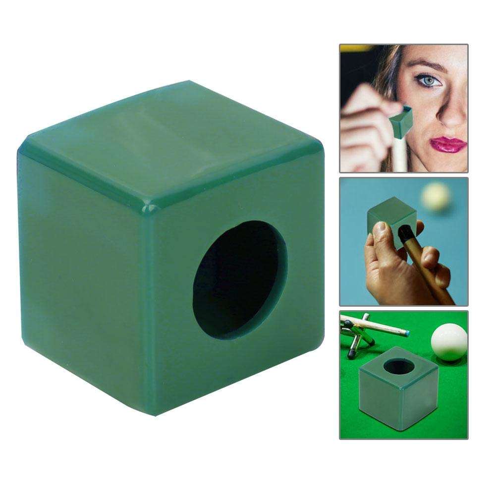 T best Billiard Chalk Holder, Portable Lightweight Snooker Cue Chalk Holder Billiard Pool Cue Chalks Carrier Case Protective Cover Billiard Accessory(Green) 5