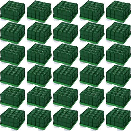Cage Floral Foam for Flowers Square Foam Cage Holder for Fresh Flowers Bowl Table Centerpiece Floral Arrangement 11 x 11 x 9 Cm/ 4.3 x 4.3 x 3.5 Inch(4 Pieces) 1