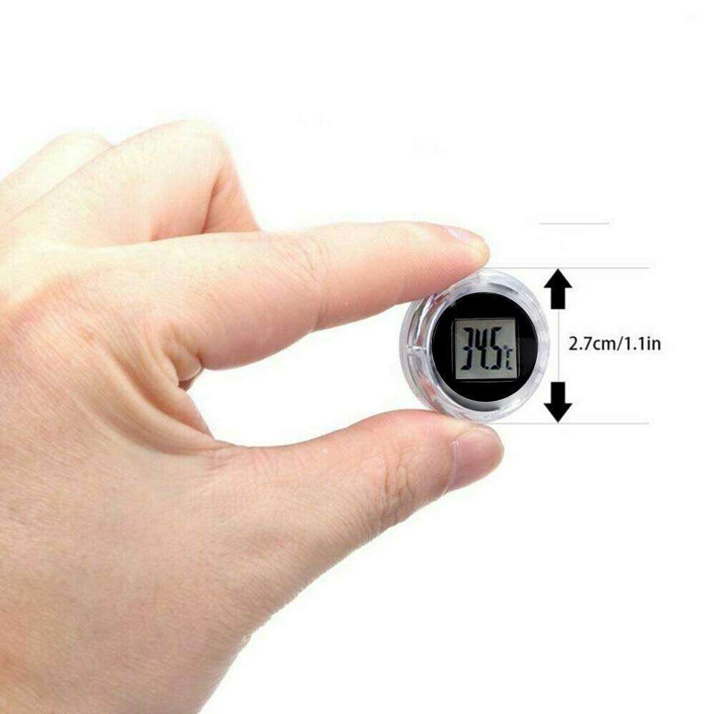 Acxico 1Pcs Mini Waterproof Digital Thermometer Motorcycle Electronic Temperature Meter Instruments 5