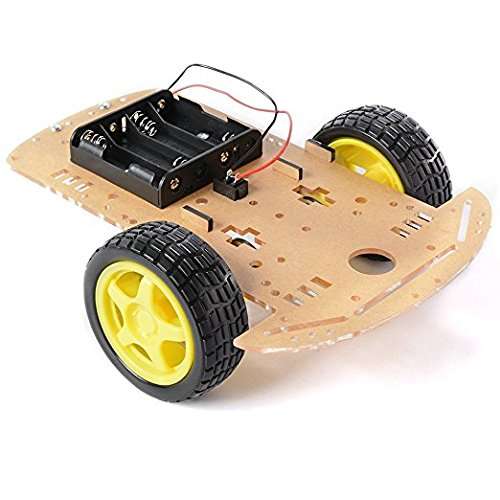 Adraxx New Smart Motor Robot Car Battery Box Chassis Kit DIY Speed Encoder For Arduino 2