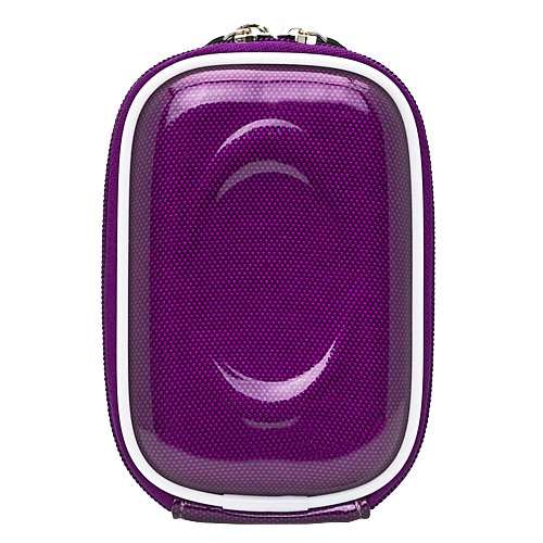 Carbon Fiber Purple Carrying Case for Casio EXILIM EX H15 EX H20G EX Z35 EX Z550 EX Z800 EX Z2000 EX Z2300 Point and Shoot Digital Camera Tripod and Screen Protector 3