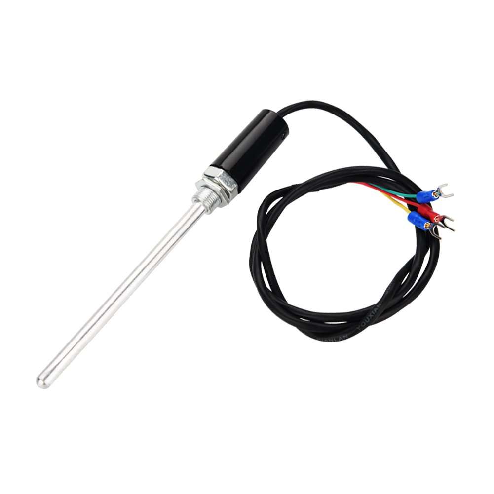 PT100 Thermal Probe?Temperature Thermocouple Sensor?-50~450? Measuring Range Temperature Thermocouple Sensor Probe with Stainless Steel Cable(150MM) 1