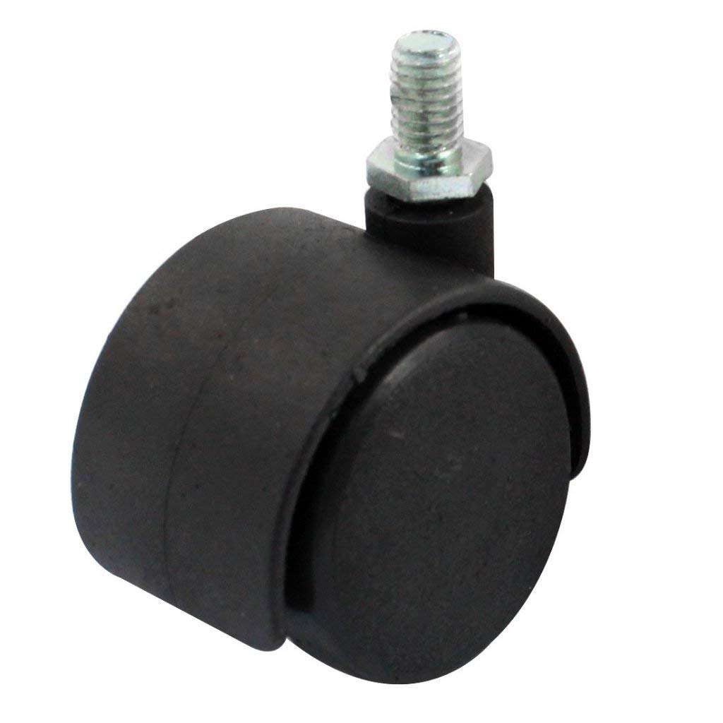 Brezleen Chair Wheel for Universal Standard Size Revolving Chairs Thread Grip Stem, 5 Pieces 2