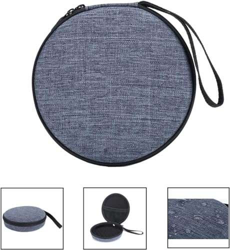 Portable Durable CD Player Case Hard Bag Carrying Travel Storage Case Compatible for CD Player 511/611/711/611T Personal Compact Disc Player, Headphone, USB and AUX Cable 5